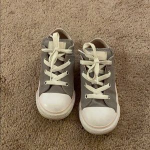 Grey converse sneakers